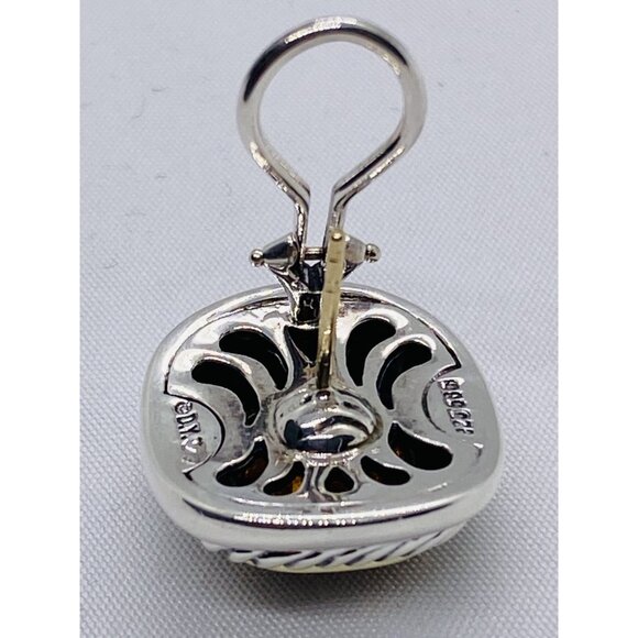 David Yurman Albion Single- Replacement Citrine Earring 925 585 Orange Stone - Picture 11 of 11